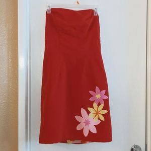 Strapless dress